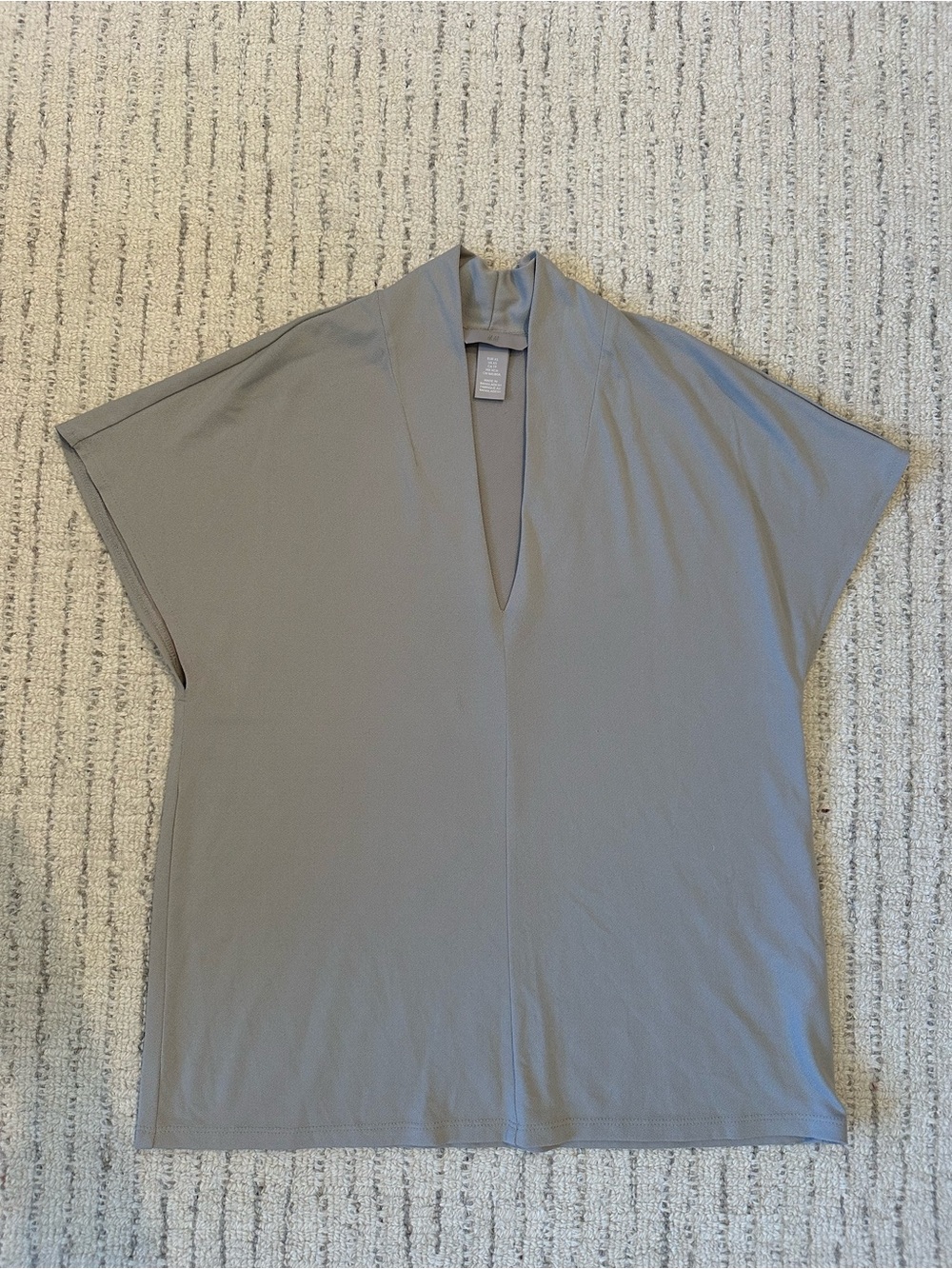 H&M Grey V-Neck Blouse